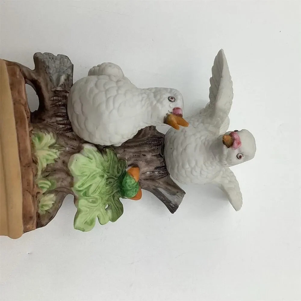 Vintage‎ Shafford Porcelain Love Birds Musical Figurine 8
